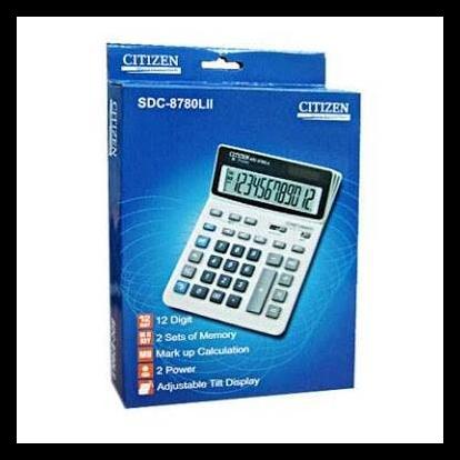 

Citizen Sdc-8780Lii Desktop Calculator/Kalkulator Meja