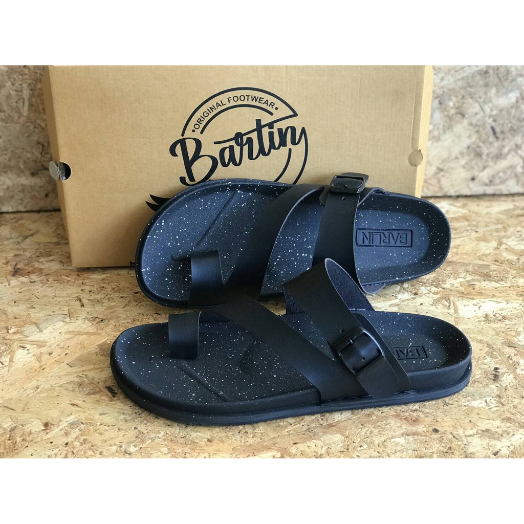 Sandal Jepit Pria BARLIN Original Dewasa Terbaru Distro Import Sendal Jepit Jempol Tali Kulit Asli