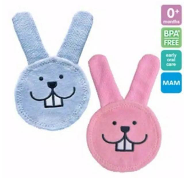 MAM oral care rabbit 1pcs blue/pink