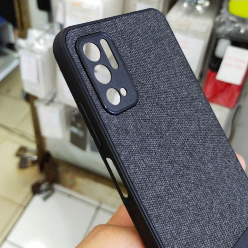 Poco M3 pro Redmi Note 10 5G soft case fabric denim premium case