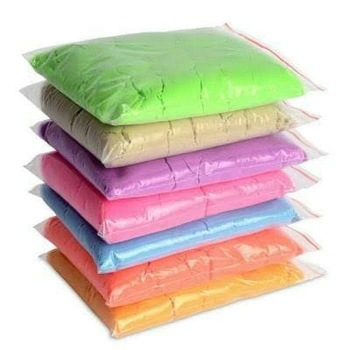 Paket Pasir Ajaib 1 Kg - Balon + Cetakan + Sekop - Magic Sand