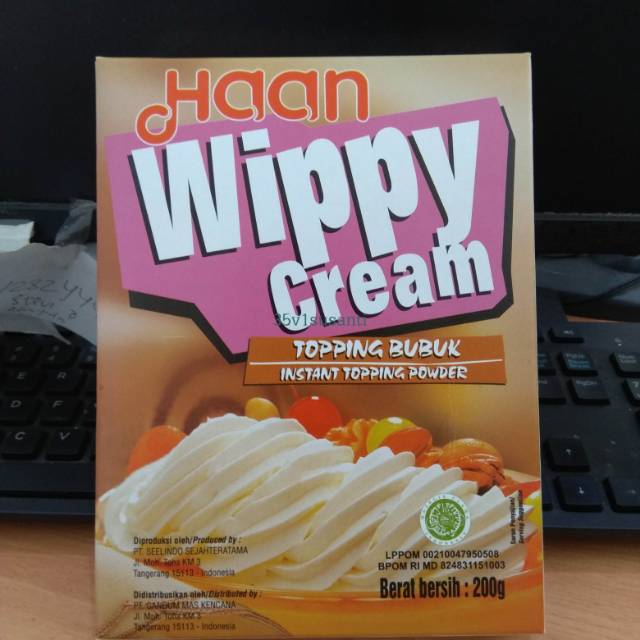 

WIPPY CREAM HAAN WHIPPING CREAM BUBUK 200 GRAM