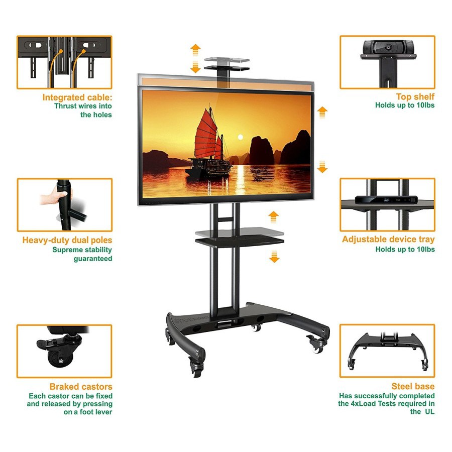 Bracket Standing TV 80&quot; NB North Bayou AVA 1800-70-1p