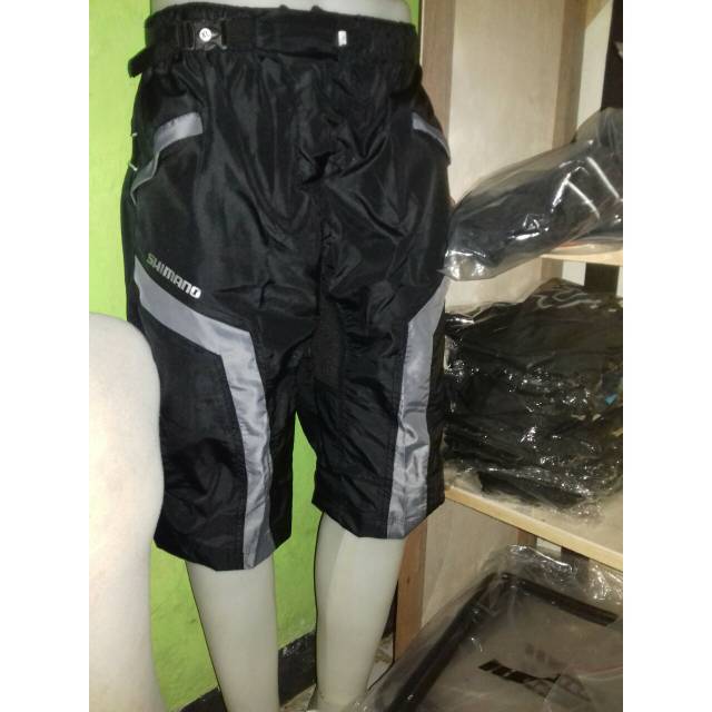 Celana padding sepeda 3/4 celana sepeda komprang shimano