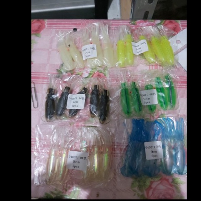 umpan karet cumi sotong 9 cm isi 5 lure cumi karet sotong karet