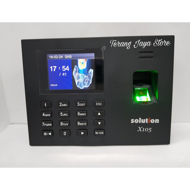 

Mesin Absen Sidikjari Solution X105 Fingerprint Scanner X 105
