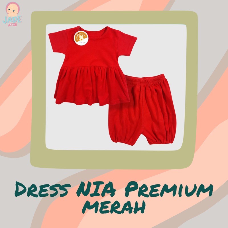 DRESS NIA PREMIUM / DRESS BAYI NIA PREMIUM / BAJU BAYI NIA PREMIUM MURAH