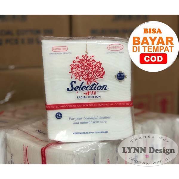 Selection Facial Cotton - Kapas Wajah - 35 gram (kecil)