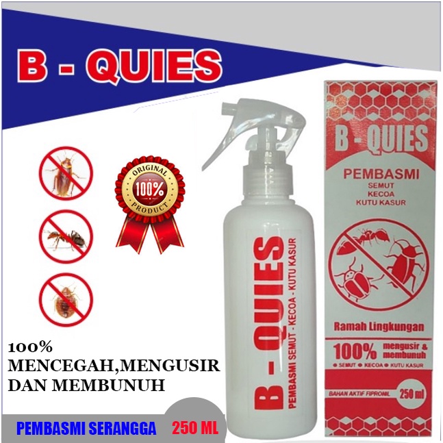 Jual PEMBASMI SEMUT - KECOA DAN KUTU BUSUK KASUR ( B-QUIES 100% ...