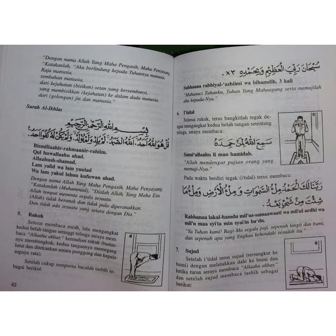 Buku Tuntunan Shalat Lengkap Saku, Panduan / Praktek Sholat Kertas Hvs