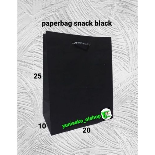 

Paperbag snack black series ( 20x10x25 )