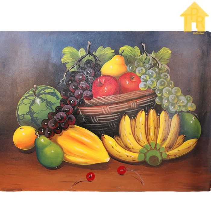 Lukisan Asli - Tropical Fruit On Canvas 60x80cm.