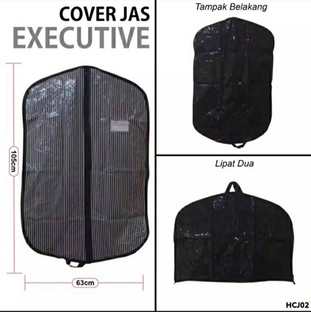 Cover jas baju waterproof/ sarung jas baju anti air / cover gantungan baju jas / pelindung baju jas