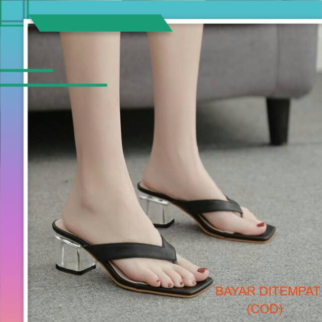 SEPATU WANITA SNEAKER WEDGES US 83 - new Hak kaca  jepit wanita 7cm 36/40