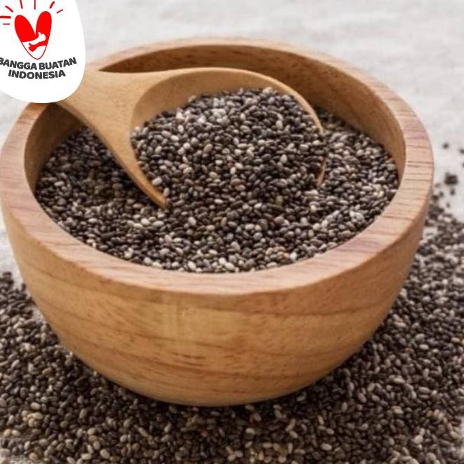 

A24D Organic Black Chia Seed 1000 Gram / 1 Kg Murah Leqc