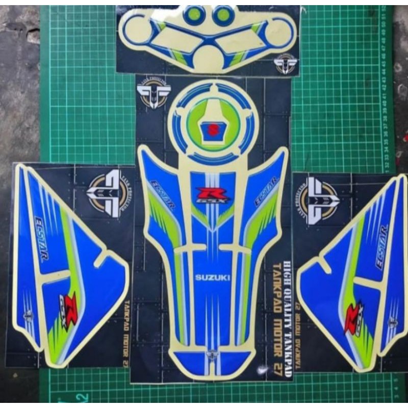 STIKER STICKER RESIN TIMBUL TANKPAD TANK PROTECTOR SUZUKI GSX R150