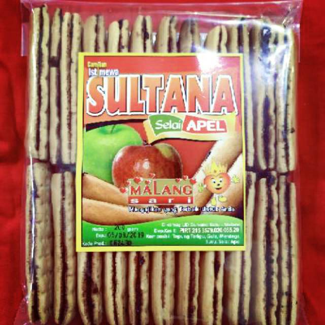 

Kue sultana dengan selai apel malangsari