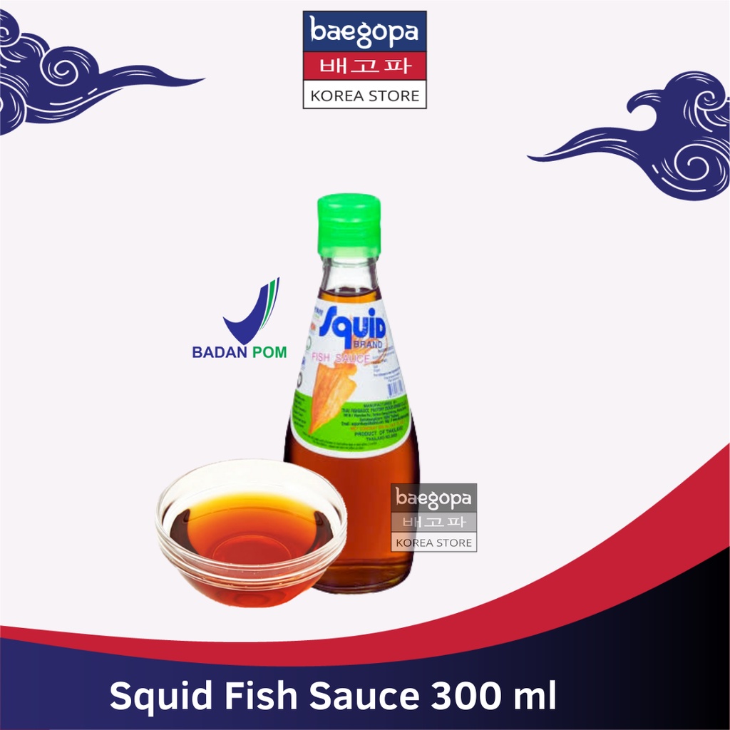 

SQUID BRAND Fish Sauce Kecap Ikan 300 ml Halal │ Saus Ikan Import Thailand..