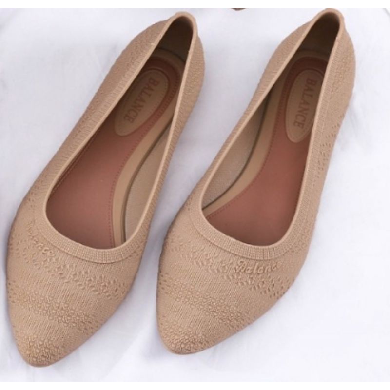 Sun-LESLEY Flatshoes Jelly Import BALANCE 0221-1A