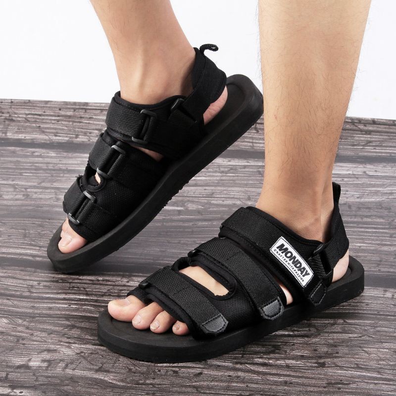 Monday NERO Original - Sandal Gunung Pria Wanita Casual Monday Footwear