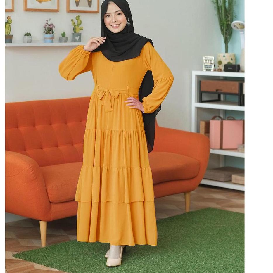 Belani Maxi Gamis Polos Remaja Dress Muslim Wanita