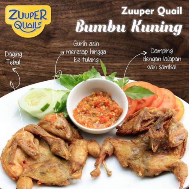 Zuuper Quail Manuk Londo Frozen Malon Frozen Burung Puyuh