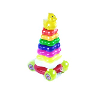 Mainan Anak Ring Donat Bebek Full Color Mainan Edukasi