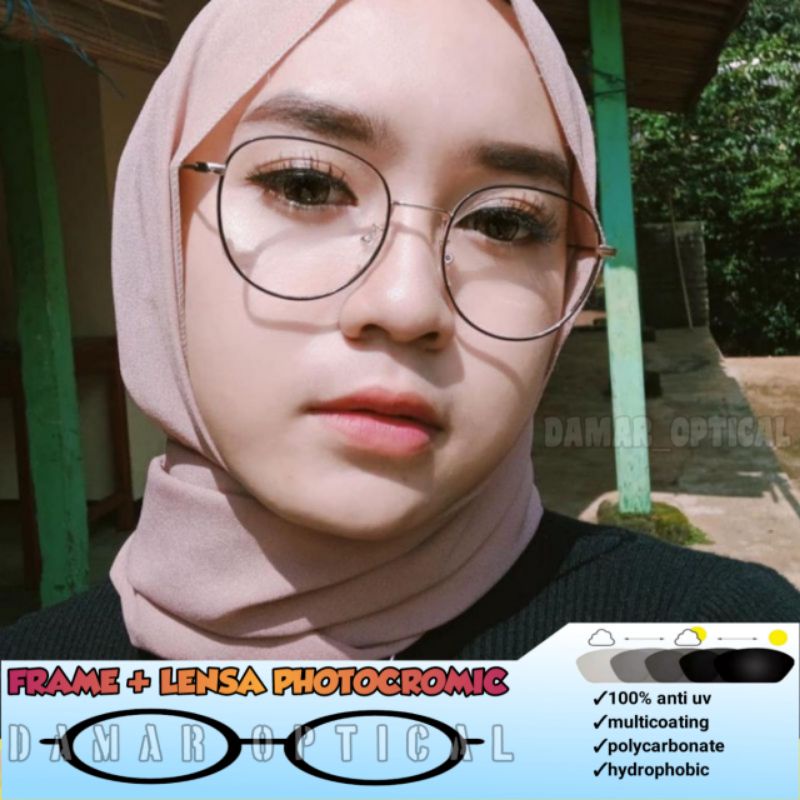 6324 Kacamata Minus Anti Radiasi | kacamata Paket + Lensa Photocromic