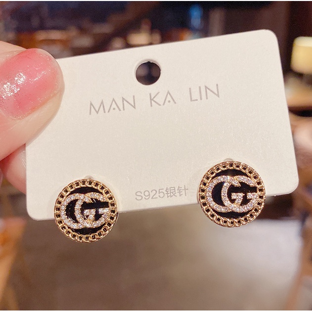 Anting Titanium Korea Perempuan Dewasa Bentuk Gucci Bulat Aksesoris anting Fashion korea ANT75