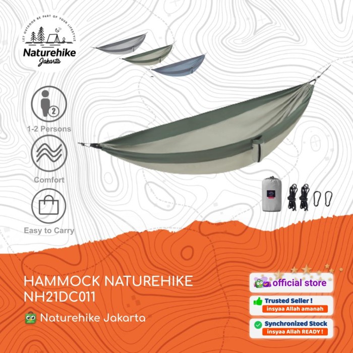 HAMMOCK / AYUNAN GANTUNG CAMPING OUTDOOR NATUREHIKE NH21DC011