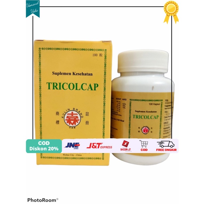 

◾COD◾ Tricolcap anti kolesterol ( anti chilesterol & triglyceride capsule )