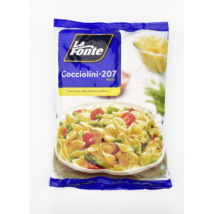 

PASTA MAKARONI INSTAN MACARONI SHELLS LA FONTE COCCIOLINI-207 500 GR