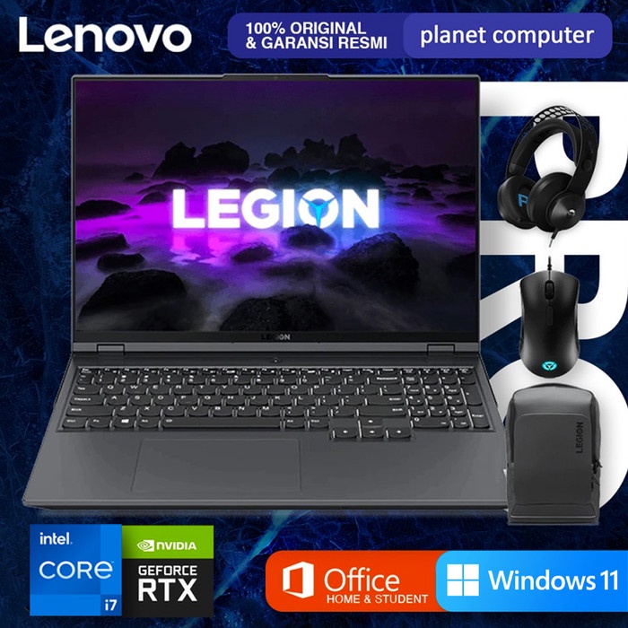 LENOVO LEGION 5 PRO - i7-11800H 165Hz 16GB 1TBSSD RTX3060 6GB OHS+W11