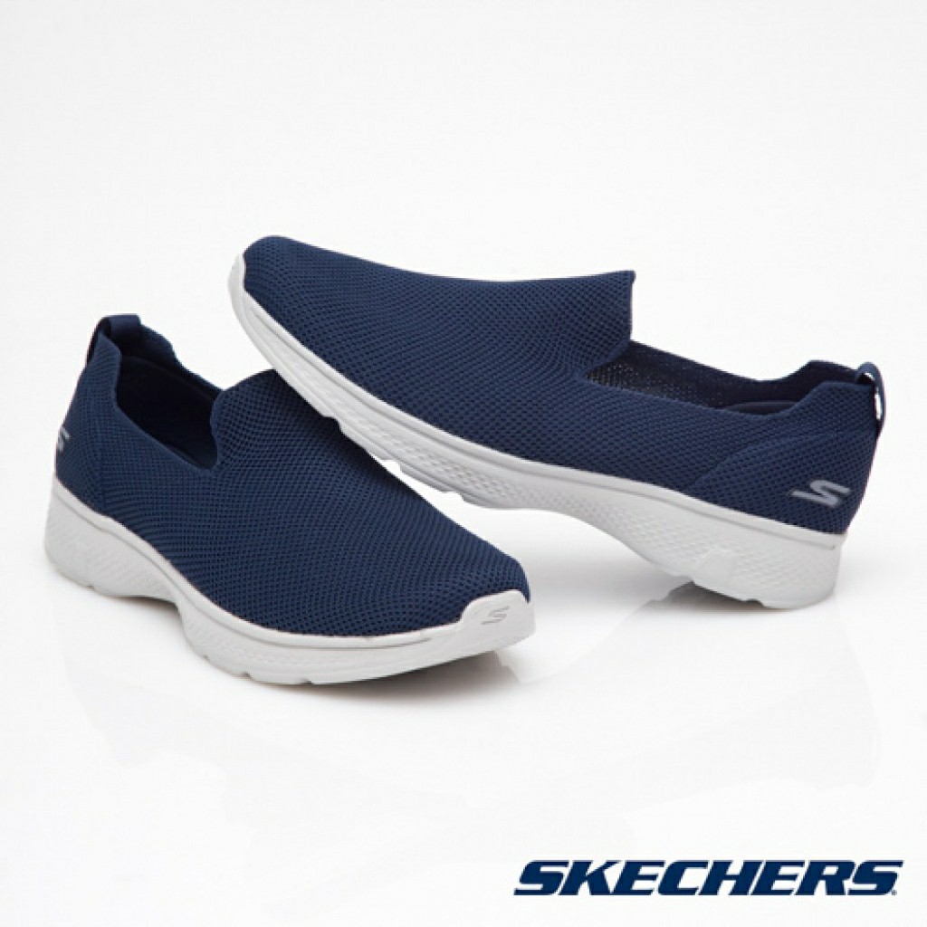 Sepatu pria slip on skechers go walk 4 inventor 54693-nvgy original