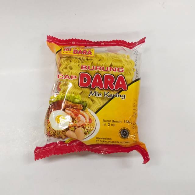 

Mie Burung Dara Renteng 136gr