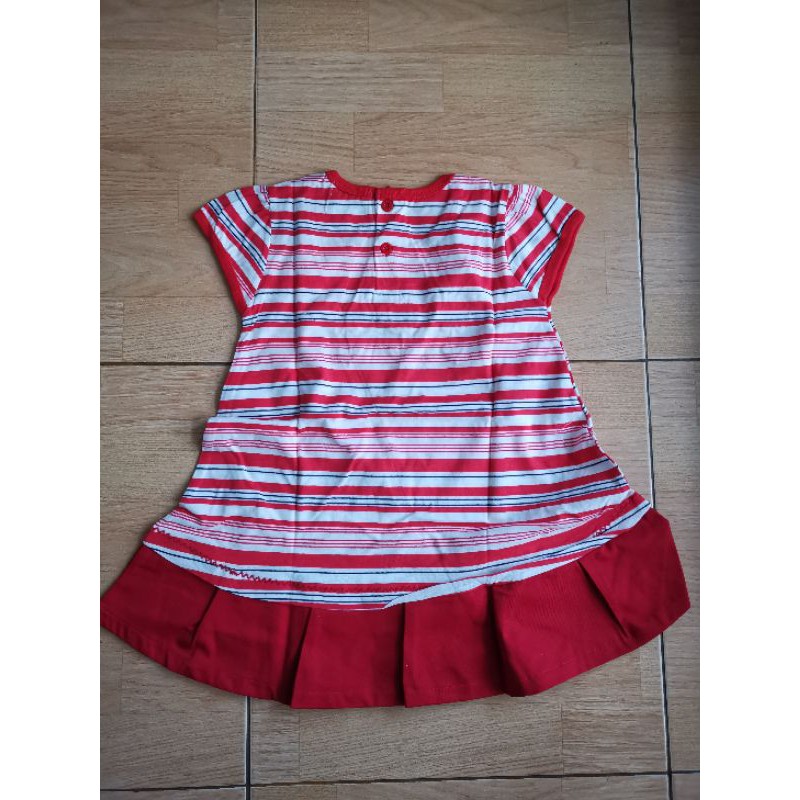 Terusan Dress anak 3-4 tahun bahan katun