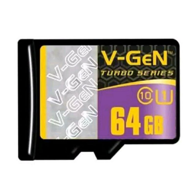 MicroSD V-GeN Turbo 64GB Class 10 85MB/S (MicroSD VGEN)