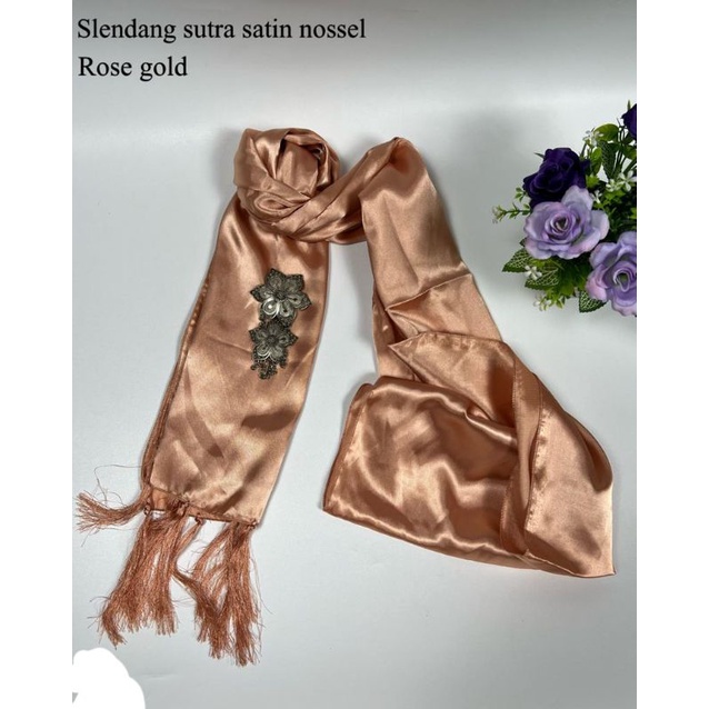 Selendang Bali satin sutra nossel-7