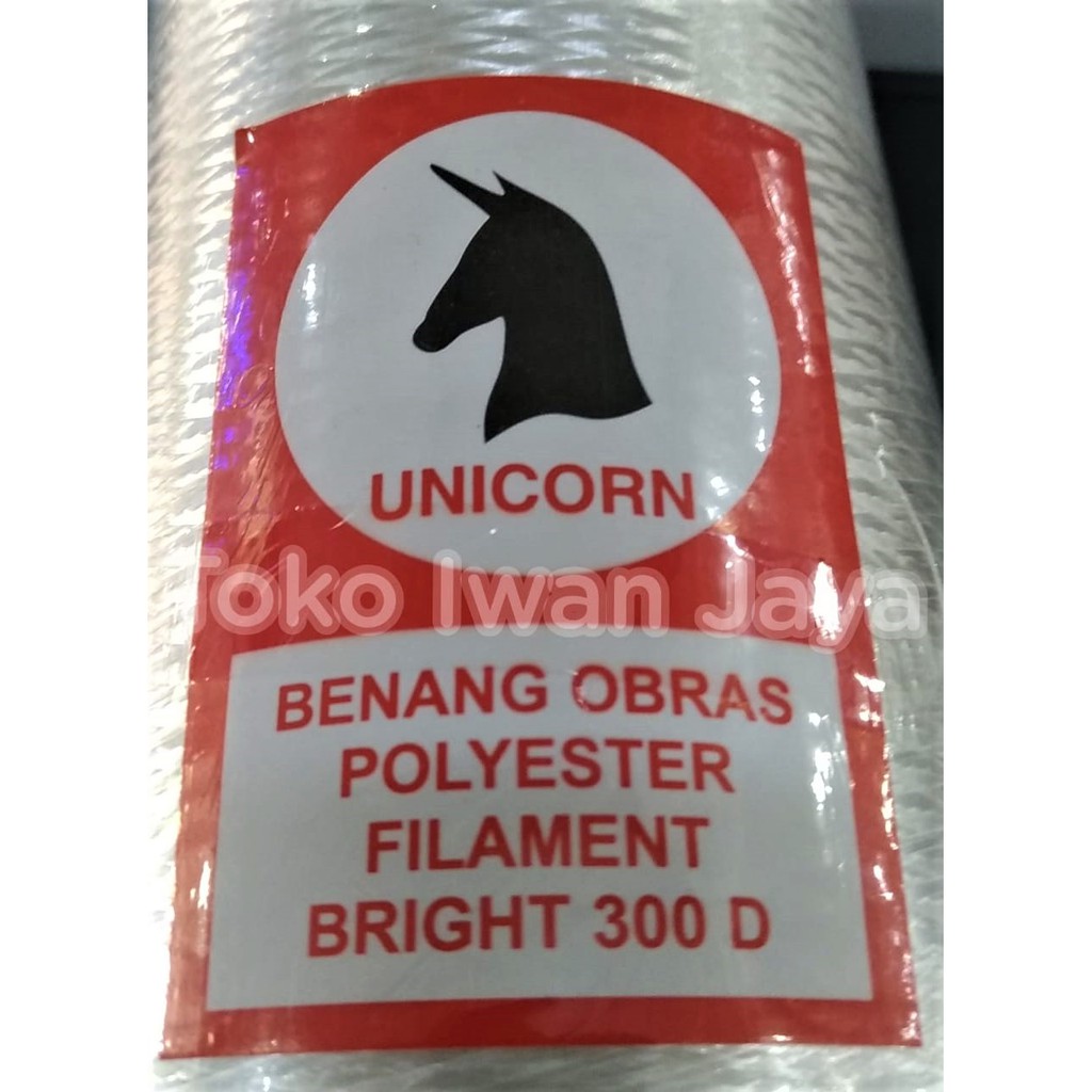 [Unicorn] Benang Obras Polyester Filament Bright 300D