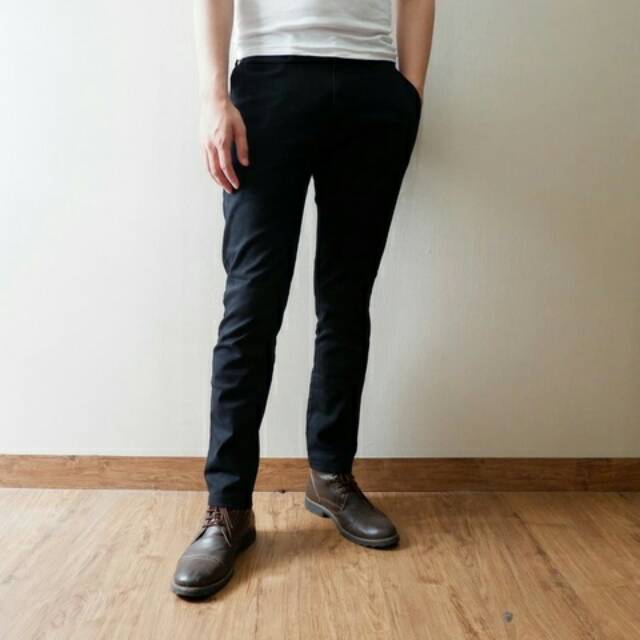 Celana Chino Pria Stretch