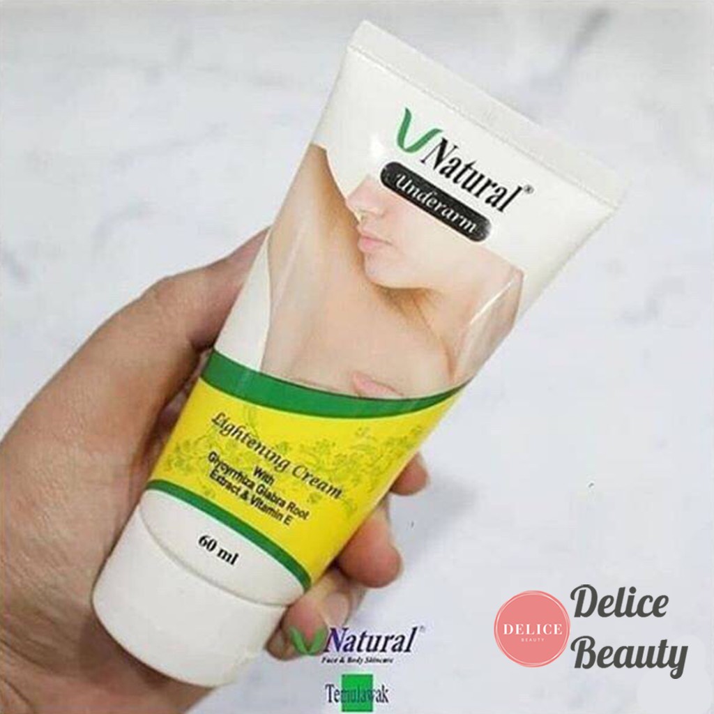 V Natural Whitening Underarm Cream / Pemutih Ketiak  