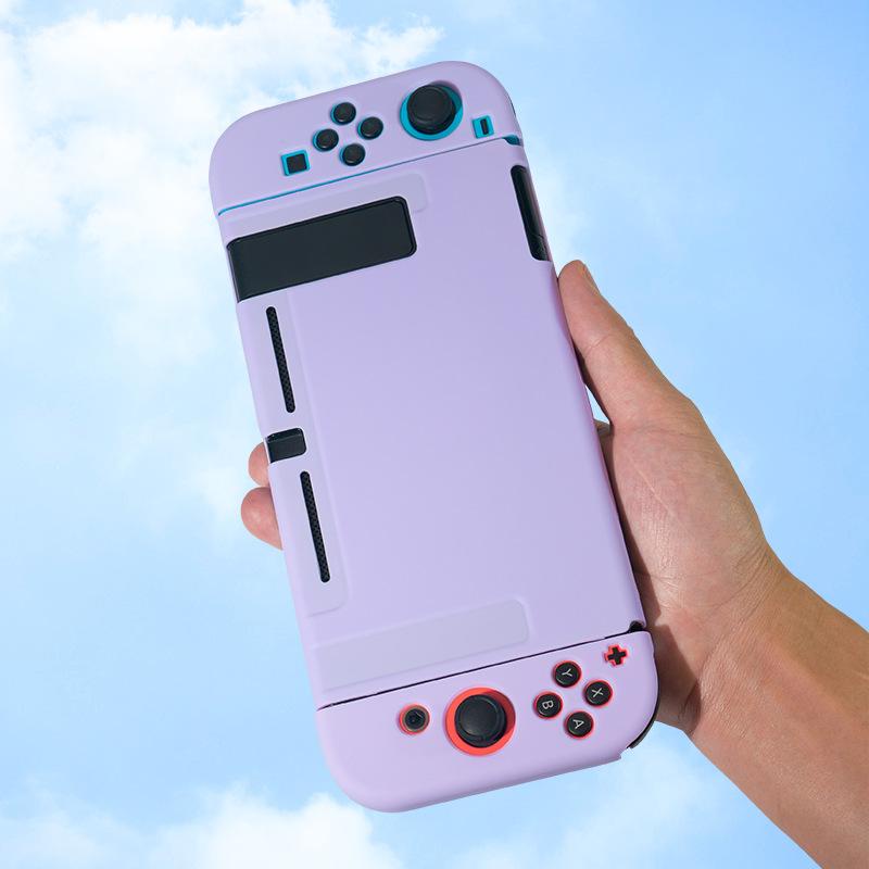 【Liburan Tahun Baru Imlek, pengiriman ditangguhkan】Nintendo  switch case TPU soft case Pink case Konsol game menangani case