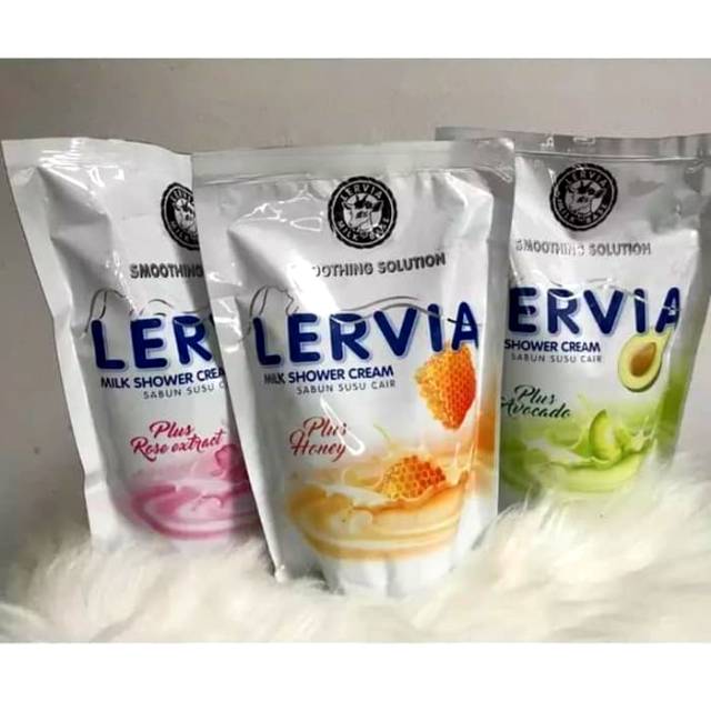 Lervia sabun susu cair 400 ml