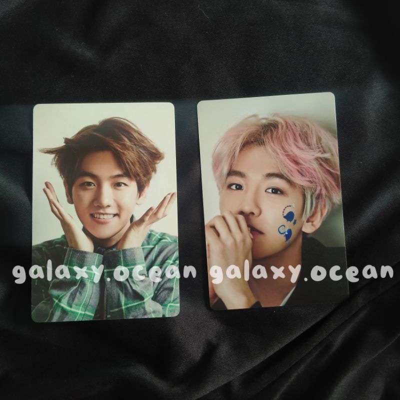 Photocard PC Official EXO Baekhyun BBH EXO SG15 SG16 Season Greetings 2015 2016 Non Album Rare Murah