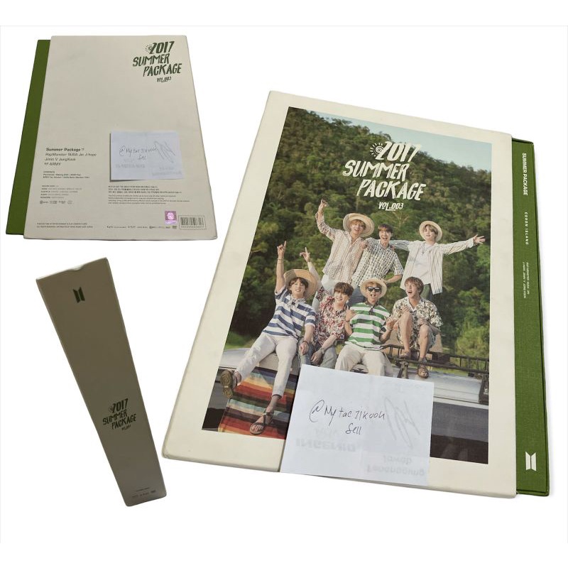 bts summer package 2017 fullset unsealed selfie book taehyung v tae SB sumpack 17