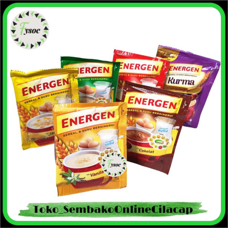 ENERGEN MINUMAN SERBUK SEREAL ANEKA RASA