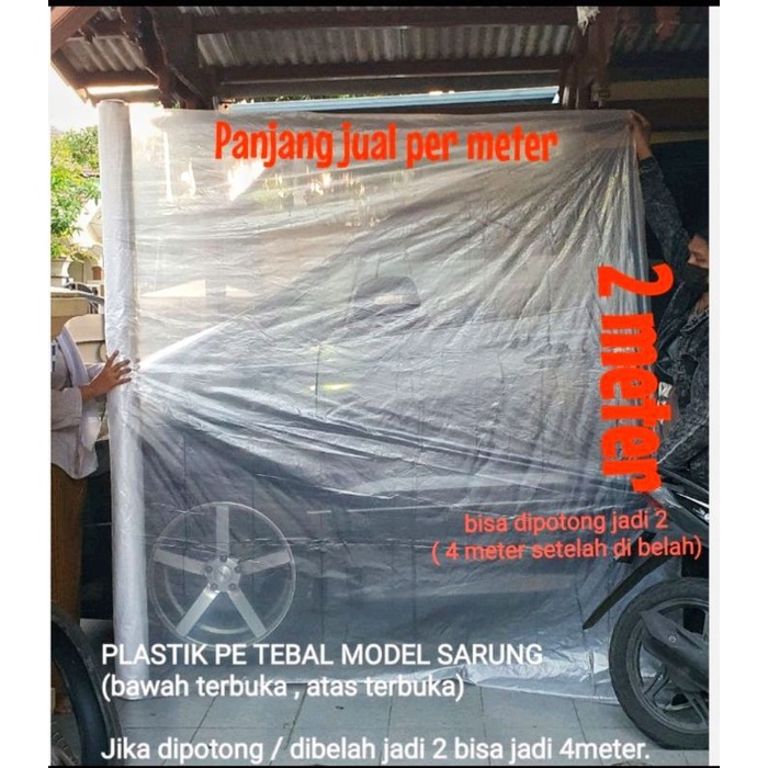 PLASTIK UV Meteran kualitas Standar biasa / Plastik penutup kelapa / Plastik pinang / plastik kolam 