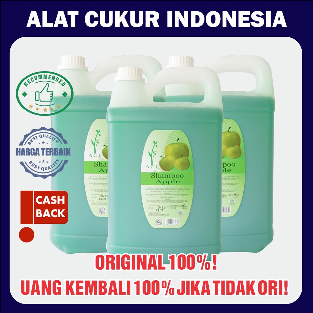 ACL SAMPO BARBER SALON SPA DIRIGEN 5 LITER / SHAMPOO AROMATIC MURAH