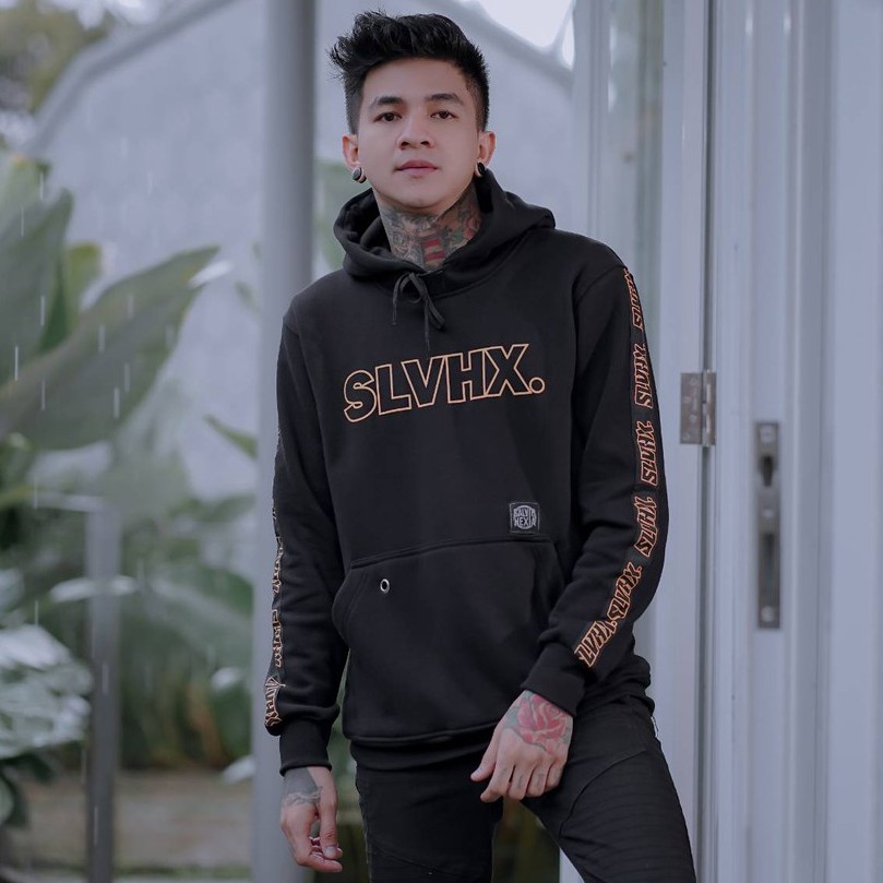 Sweater Hoodie Salviohexia Gold Sweater Pria Slvhx Plat