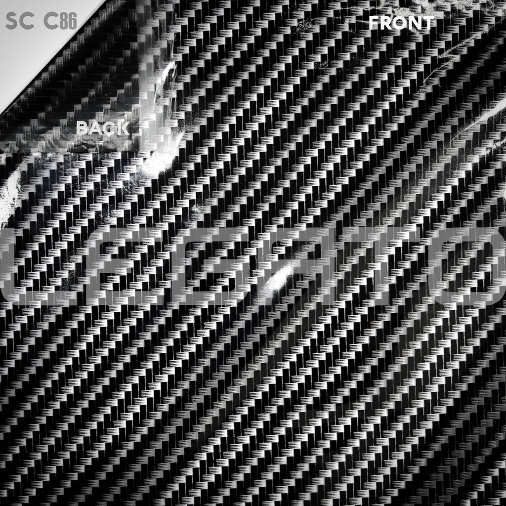 SC-C86 Film Water Printing WTP Hydrographics Black Carbon Celup Karbon Bukan Kevlar Skotlet Stiker